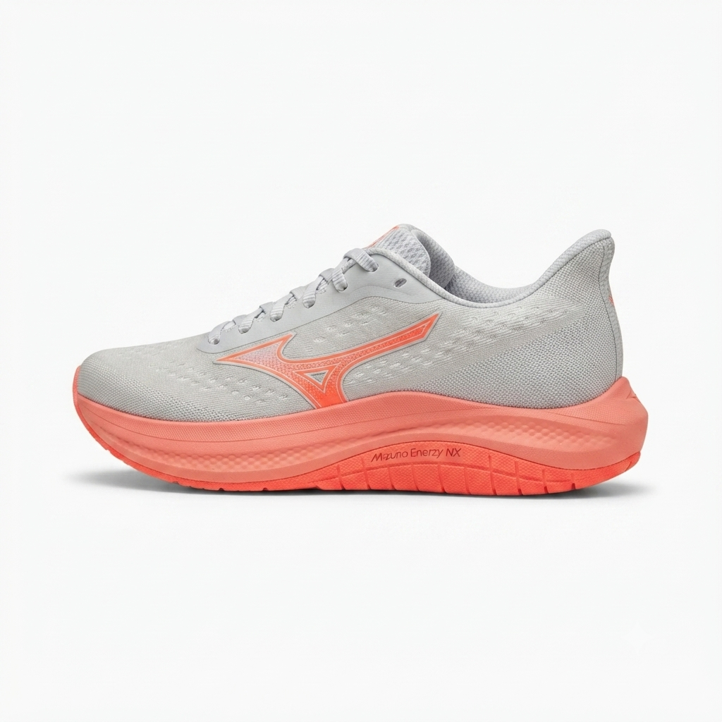 Mizuno scarpa running donna Fortrush J1GD264871 bianco-arancio