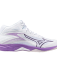 Mizuno scarpa alta da donna da pallavolo Thunder Blade Z Mid V1GC237510 bianco-viola