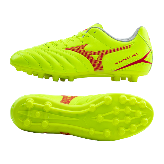 Mizuno scarpa da calcio da uomo Monarcida Neo III Select AG P1GA242645 giallo fluo-corallo