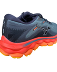 Mizuno scarpa da corsa da uomo Wave Sky 7 J1GC230251 grigio arancio
