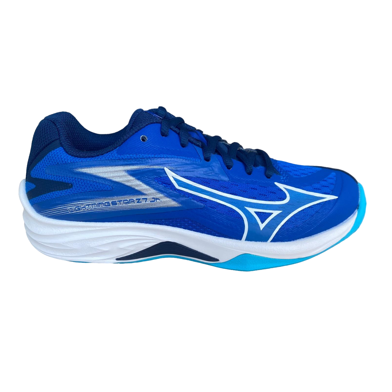 Mizuno scarpa da pallavolo da ragazzi Lightning Star Z7 V1GD230301 blu-bianco