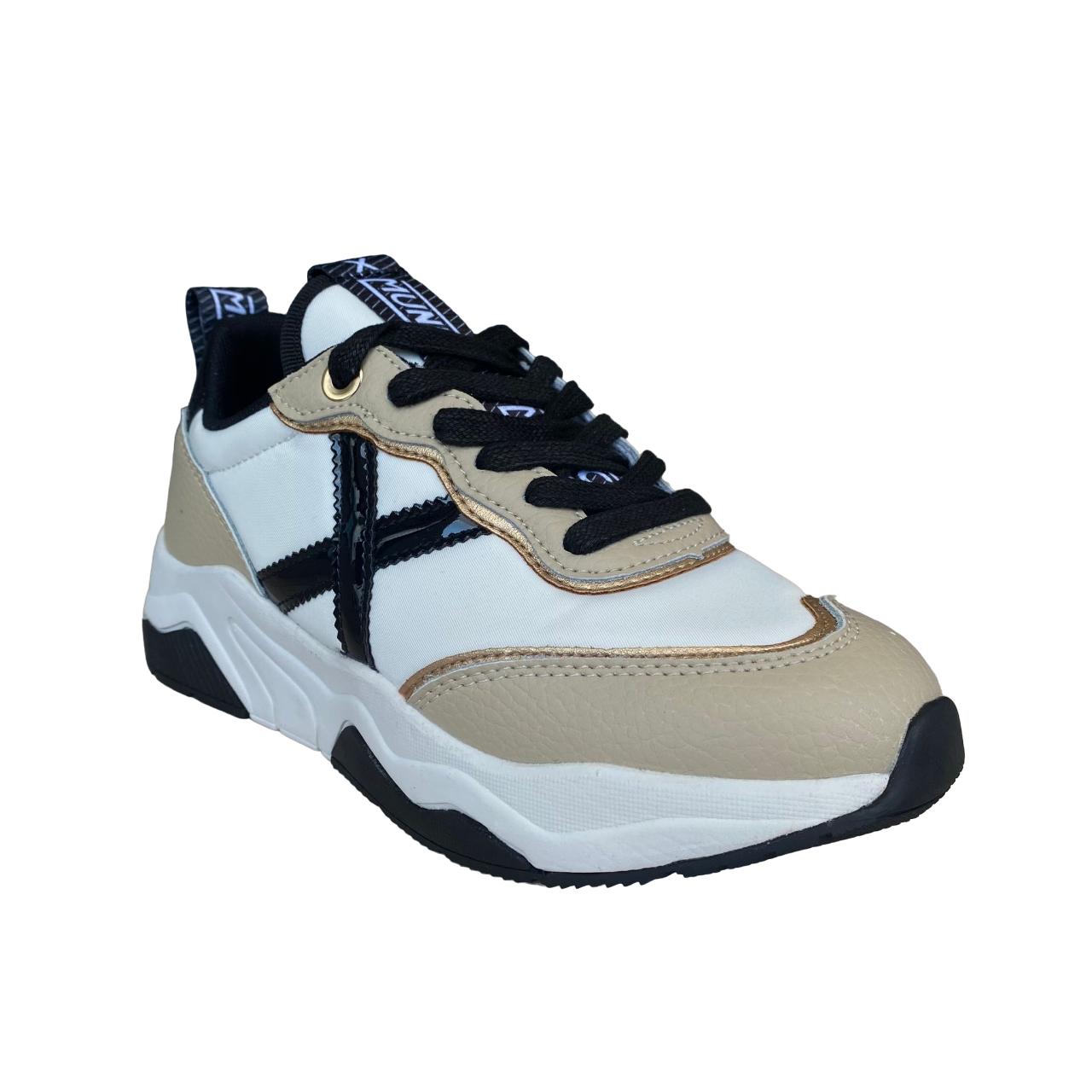 Munich scarpa sneakers da donna Wave 105 beige-nero