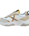 Munich scarpa sneakers da donna Wave 169 bianco-oro