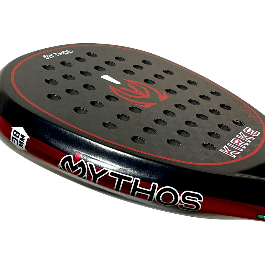 Mythos KIRKE Ltd racchetta da padel edizione limitata con telaio in carbonio forma diamante per giocatori avanzati