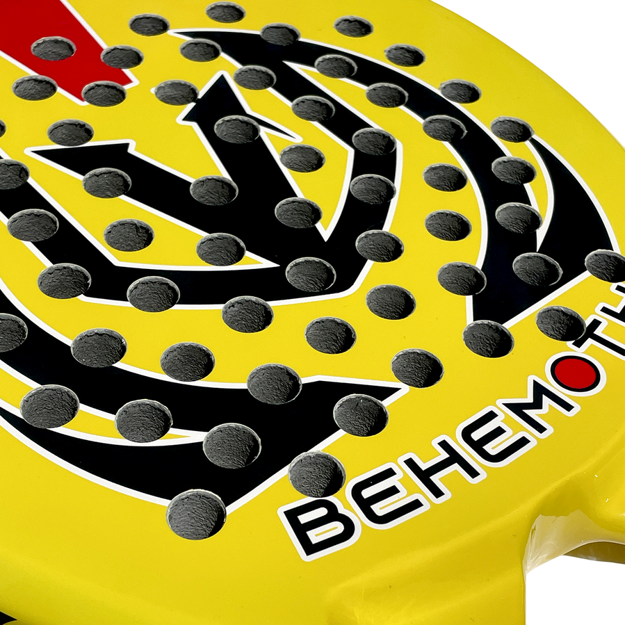 Racchetta da padel Mythos BEHEMOTH con telaio in carbonio e rivestimento fibra di vetro per giocatori professionali particolare racchetta