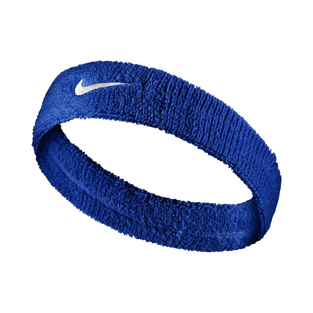 Nike Fascia tergisudore Swoosh Headband NNN07402OS blu taglia unica