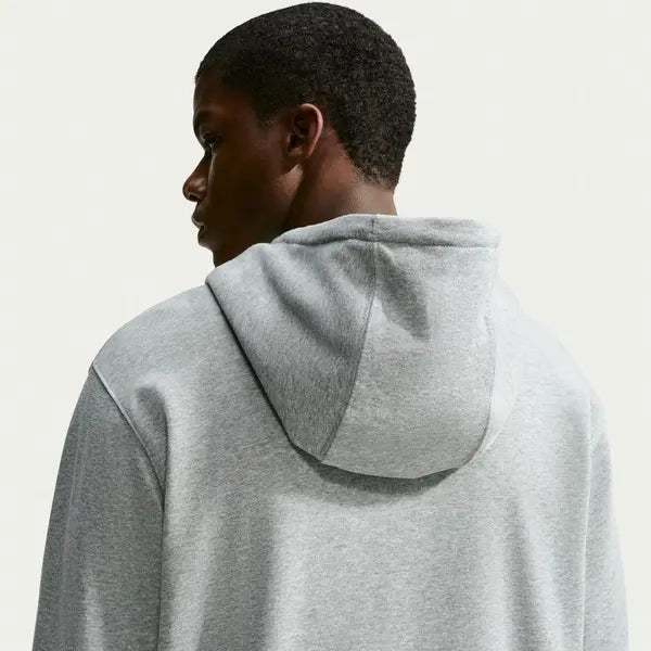 Nike Club Felpa pullover in French Terry con cappuccio da uomo FN3866-064 grigia