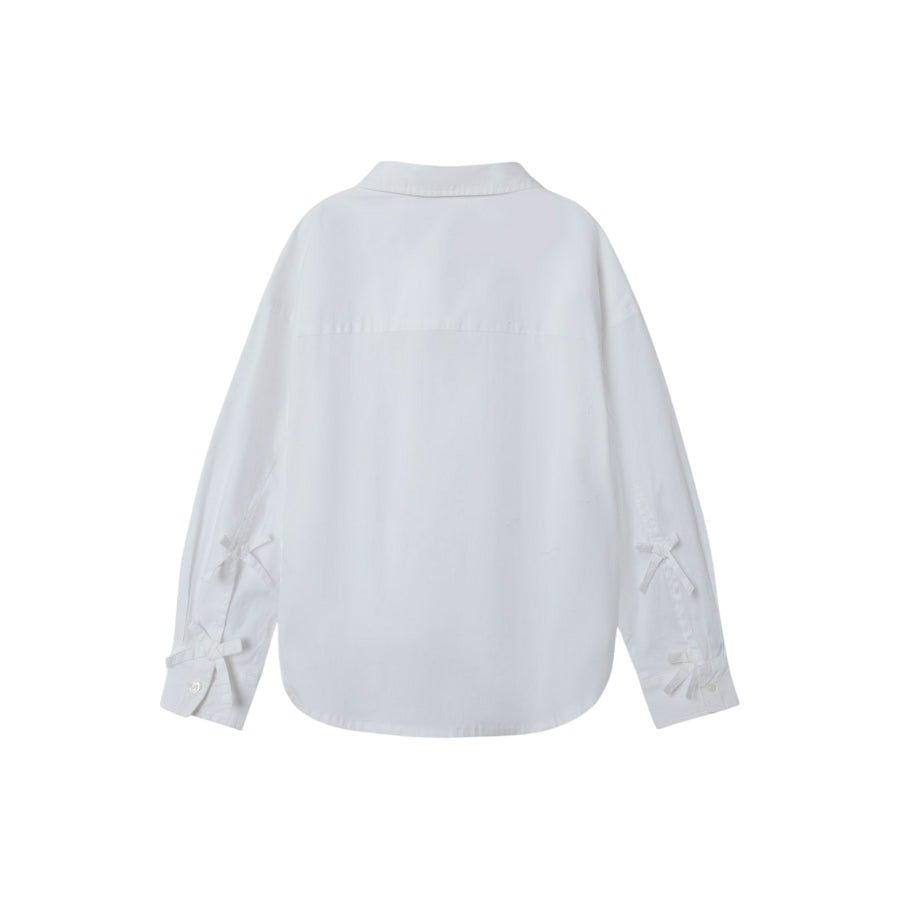 Name It Camicia NKFNIARA Bianca - Vista Posteriore Design Elegante