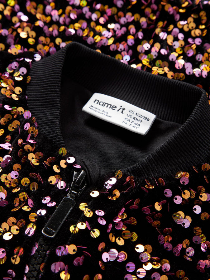 Name It Giacca Aviatore Bambina 13222686 - Gold Colour - Oro - dettaglio 