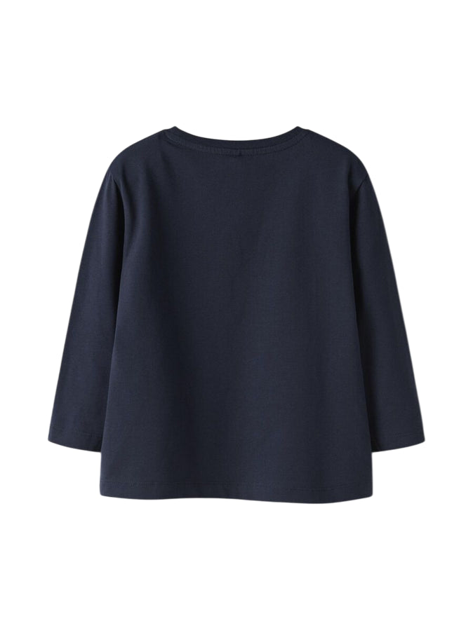 Name It Maglietta Bambino Maniche Lunghe 13249641 Navy Blazer – Comfort Disney - retro 