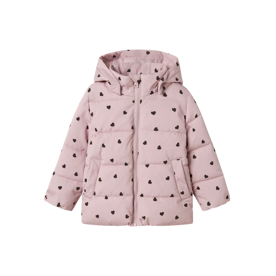 Name It Nmfmonday Puffer Jacket - Giubbotto Bimba 13243667 Rosa - vista frontale