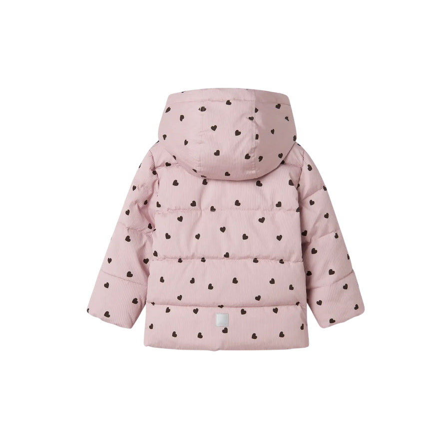 Name It Nmfmonday Puffer Jacket - Giubbotto Bimba 13243667 Rosa - vista posteriore