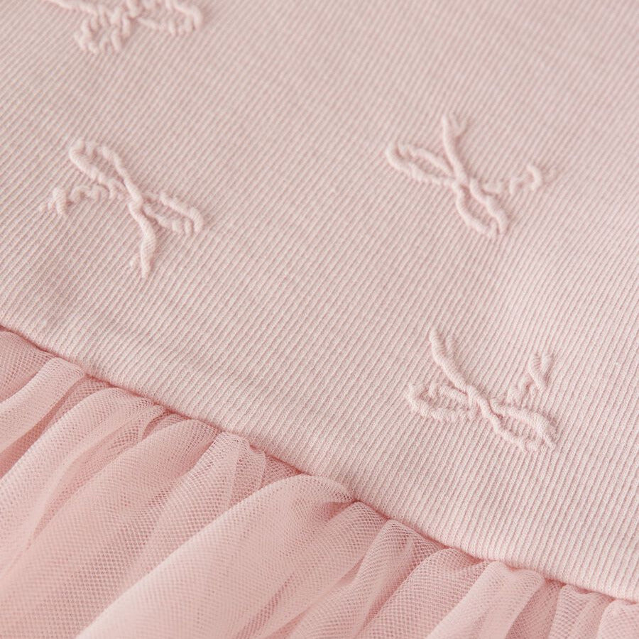 Name It Vestito Bambina Rosa Jacquard AI26 - 13257500 particolare