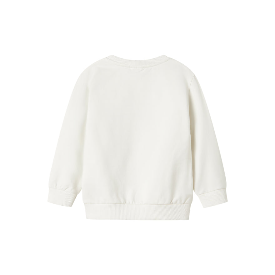Name it Felpa Girocollo Bambino NYC Bianca 13244799 - Vista Posteriore