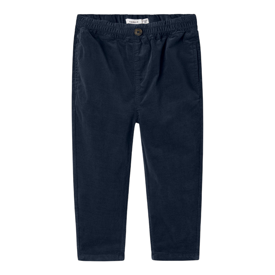 Name it Pantalone Bambino in Velluto a Costine Blu 13244799 -  Vista Principale