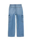 name it pantalone in jeans con tasconi da bambina 13220709 blu chiaro