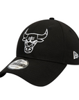 New Era cappellino con visiera regolabile Chicago Bulls Essential 9FORTY 12292586 nero