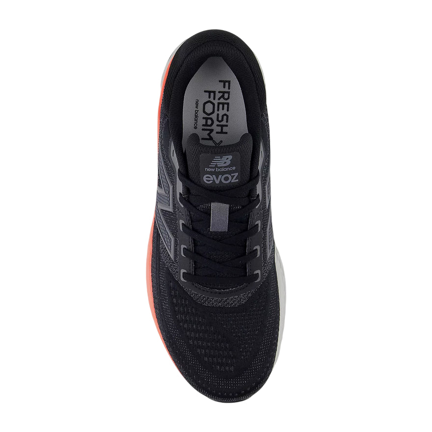 New Balance - Scarpa Running Uomo Fresh Foam X EVOZ v4 MEVOZRU4 Nero - vista dall'alto