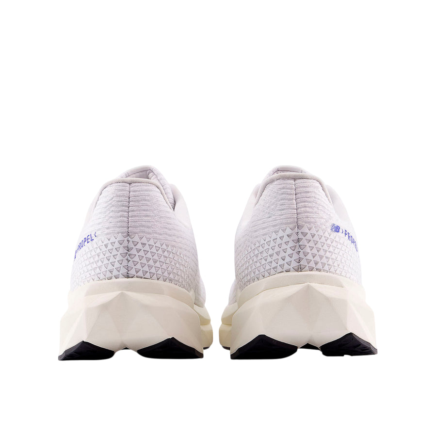 New Balance - Scarpa Running Uomo FuelCell Propel v5 MFCPRCZ5 Bianco - tallone 