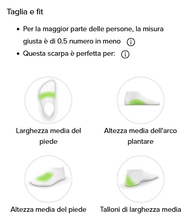 New Balance MR530SG - Taglia e fit