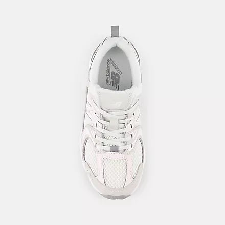 New Balance scarpa sneakers da junior 530 Bungee Lace P5304AU grigio-rosa