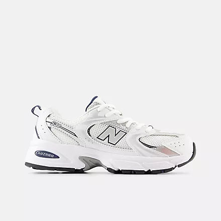 New Balance scarpa sneakers da junior 530 Lace  GR530SB1 bianco-argento