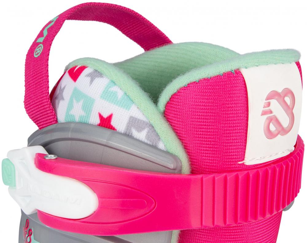 Nijdam Pattini in linea regolabili SK8 Star N20AA02 WHT bianco