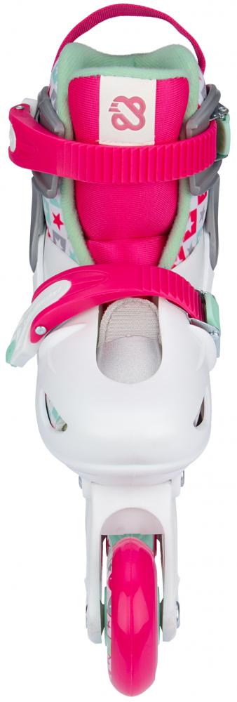 Nijdam Pattini in linea regolabili SK8 Star N20AA02 WHT bianco