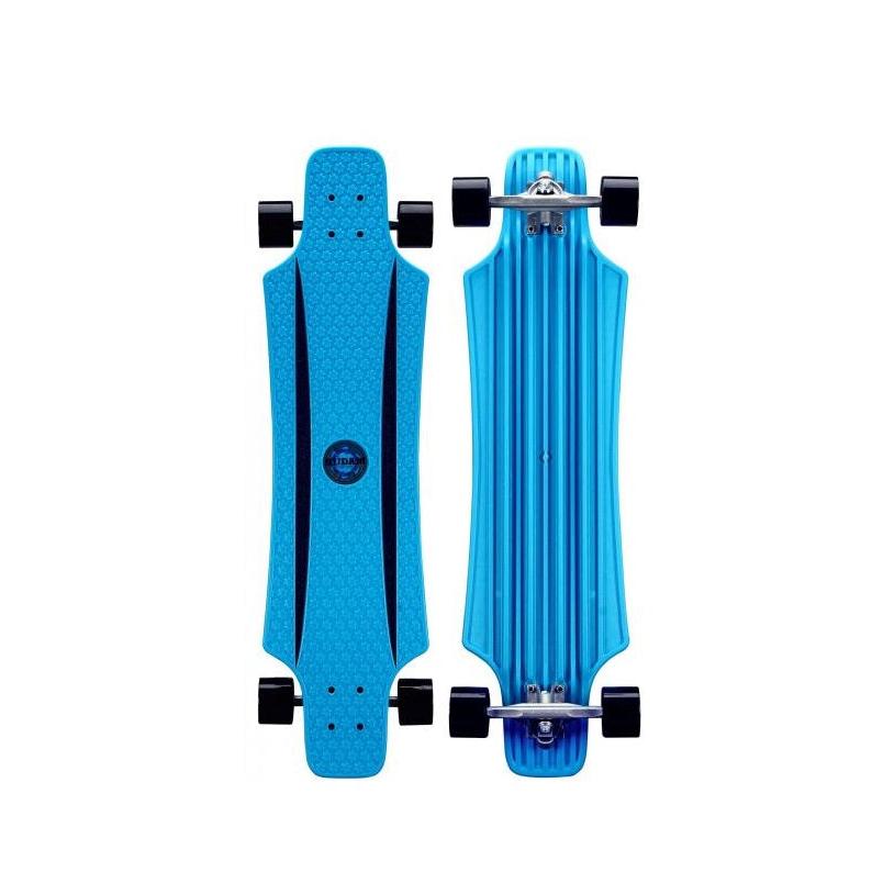 Nijdam skateboard lungo Unstof Longboard 36 X-Flex 52OL blu