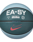 Nike pallone da pallacanestro KD Playground celeste-verde misura 7