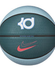Nike pallone da pallacanestro KD Playground celeste-verde misura 7