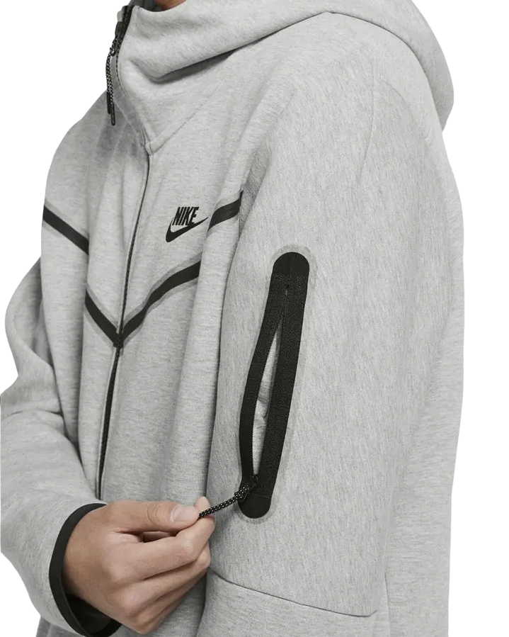 Nike Felpa da uomo con cappuccio Sportwear Tech Fleece CU4489 063 grig Sportiamo