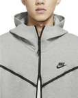 Nike Felpa da uomo con cappuccio Sportwear Tech Fleece CU4489-063 grigio