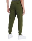 Nike Pantalone sportivo Jogger Club da uomo con elastico al fondo in cotone felpato  BV2671-327 verde