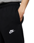 Nike Pantalone sportivo da uomo con polsino al fondo Jogger Club BV2679-010 nero