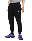 Nike Pantalone sportivo da uomo con polsino al fondo Jogger Club BV2679-010 nero