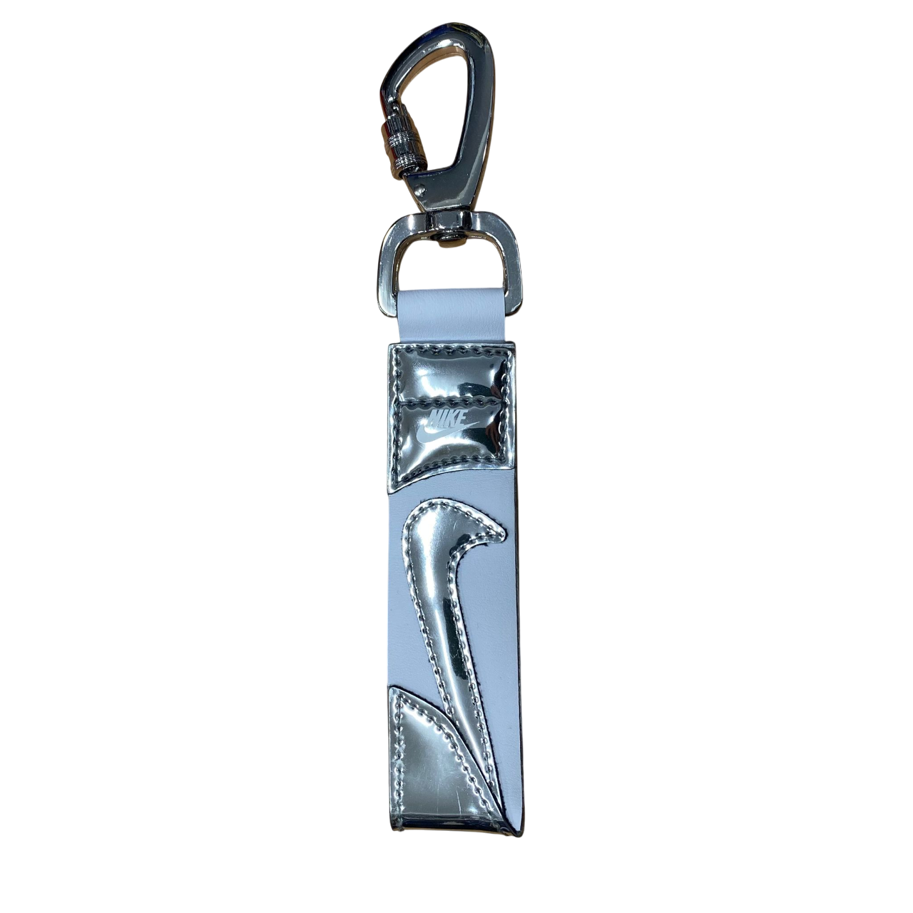 Nike Portachiavi Premium Key Holder Crome N10119820130 bianco-argento