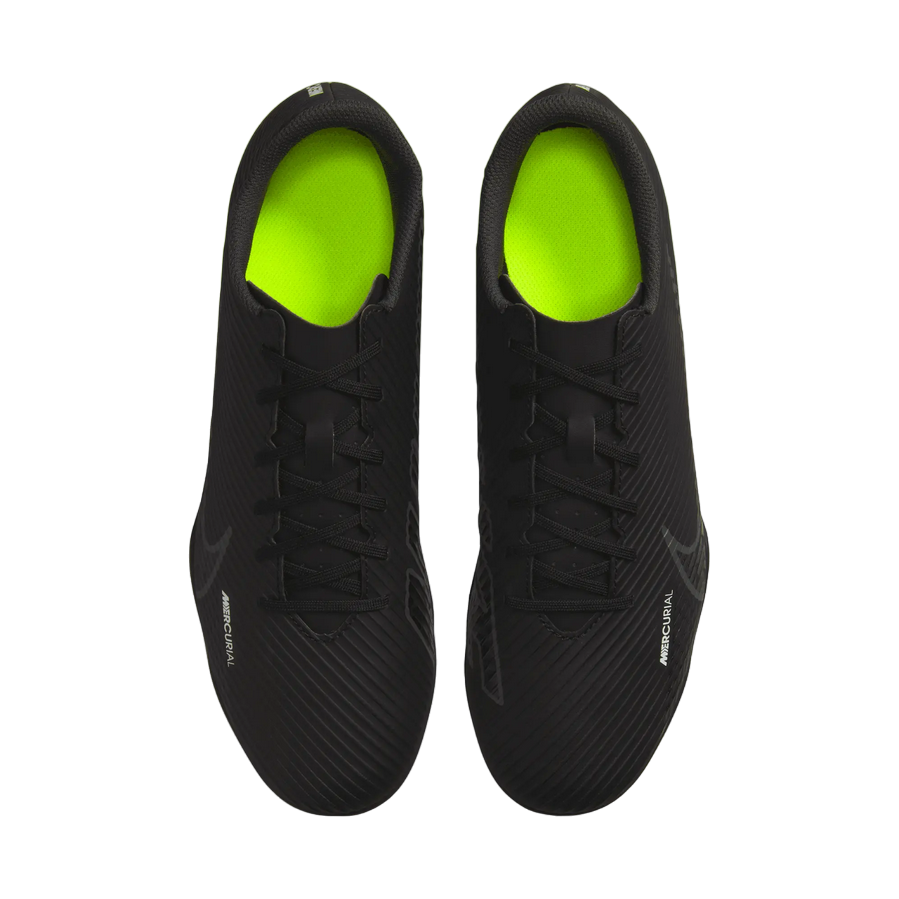 Nike Scarpa da calcio per multiterreni da uomo Vapor 15 Club FG/MG DJ5963 001 nero-giallo