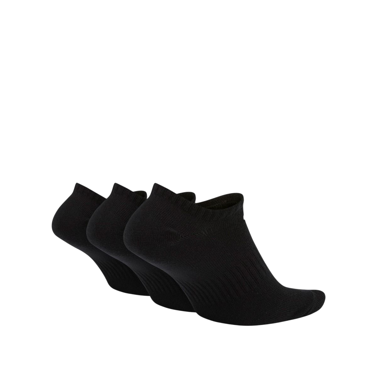 Nike 3 paia di calze fantasmini traspiranti Everyday Training SX7678- 010 nero