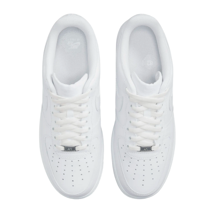 Nike Air Force 1 &#39;07 CW2288 111 sneakers bianche uomo vista laterale