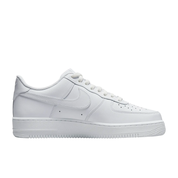 Nike Air Force 1 &#39;07 CW2288 111 sneakers bianche uomo vista laterale