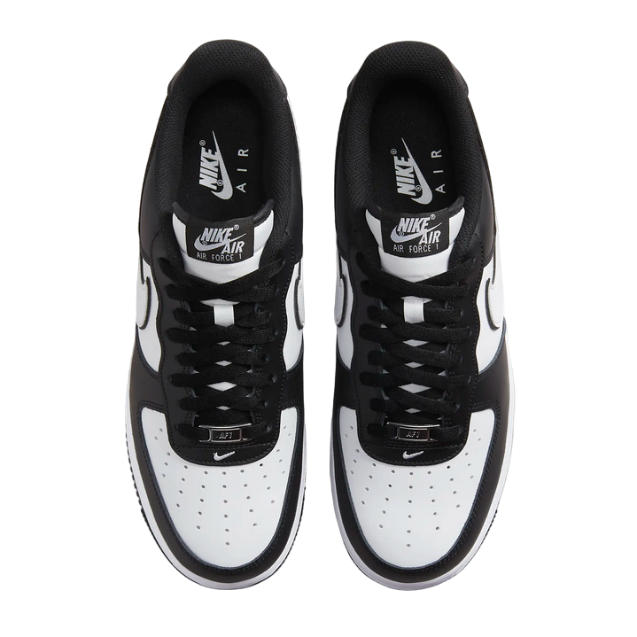 Nike Air Force 1 '07 DV0788-001 sneakers nero-bianco uomo vista dall'alto