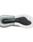 Nike Air Max 270 bianche da donna modello AH6789-100 con unità Air visibile, design moderno e comfort superiore per uso quotidiano e sportivo - suola