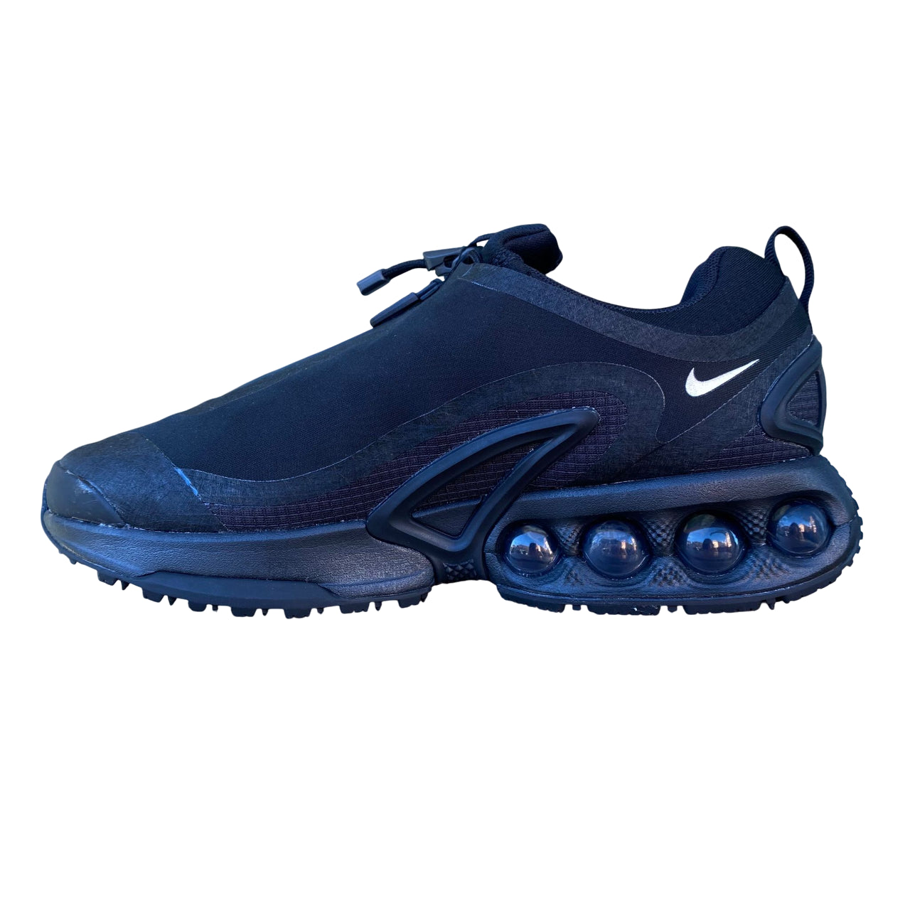 Nike Air Max DN Roam HQ8605-001 Black – Sneakers Uomo Futuristiche - laterale