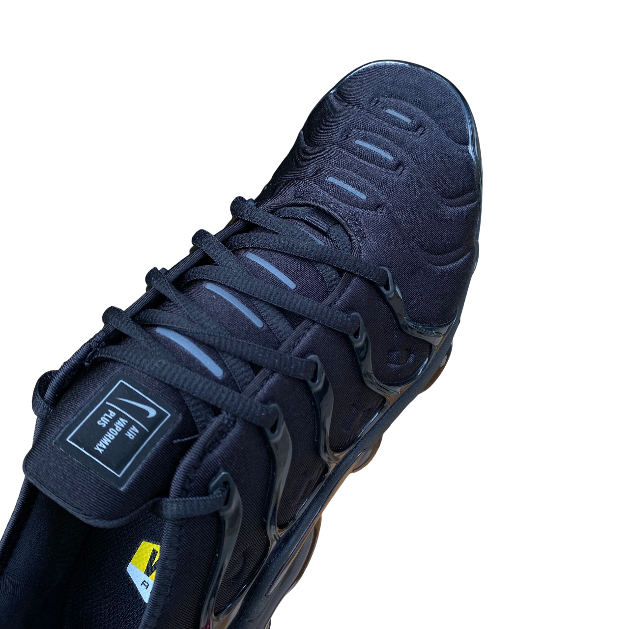 Nike Air VaporMax Plus 924453-004 scarpe uomo nere con tecnologia Air Max per comfort rivoluzionario e stile urbano - punta