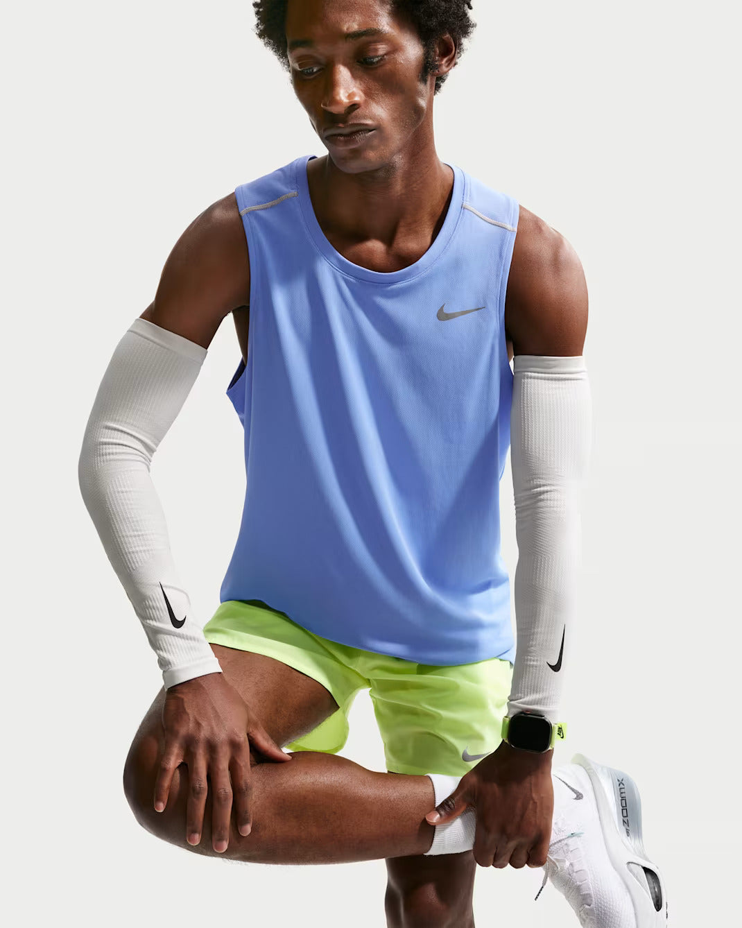 Nike Canotta Running Uomo Miler Blu Royal - IF2018-494