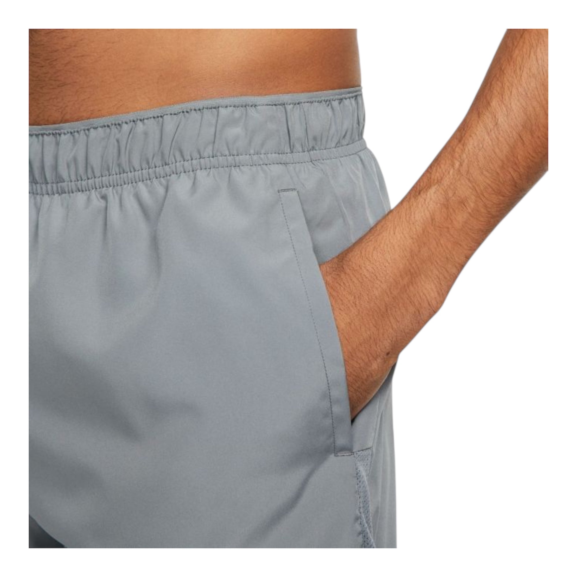 Nike Challenger Shorts da running Dri-FIT con slip foderati 13 cm – Uomo DV9363-084 Grigio tasca
