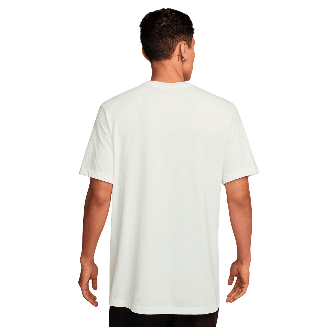 Maglietta tennis Nike Court Logo bianca con logo Nike sul petto, modello HJ3454-121