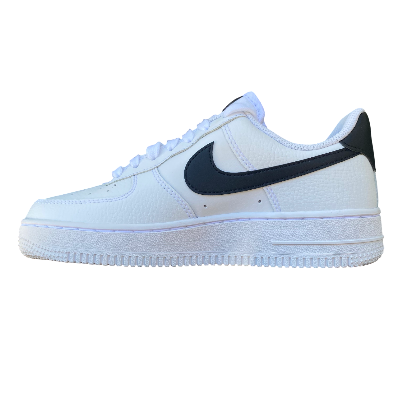 Nike DD8959-103 Air Force 1 '07 Bianco Nero - Sneakers Donna Stile Iconico - vista frontale interna