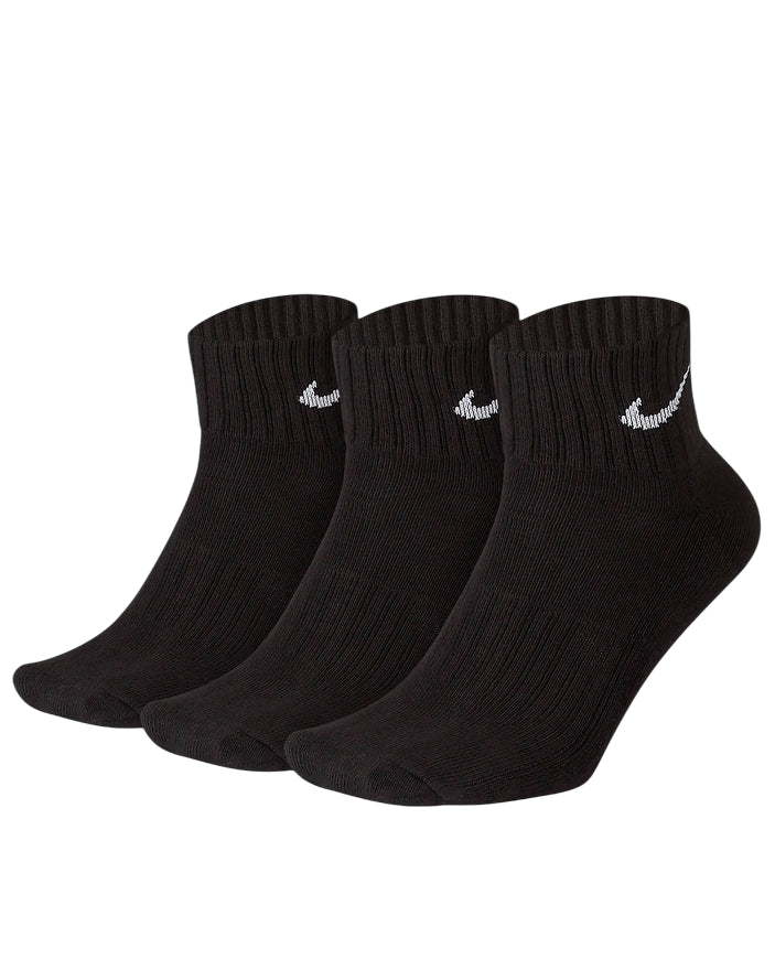Nike Everyday Essential - Calze a mezza lunghezza SX6842-010 Nero (3 paia) - vista frontale